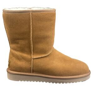 Koolaburra X UGG Women's Classic Short Brown Suede Winter Boot Size US 7